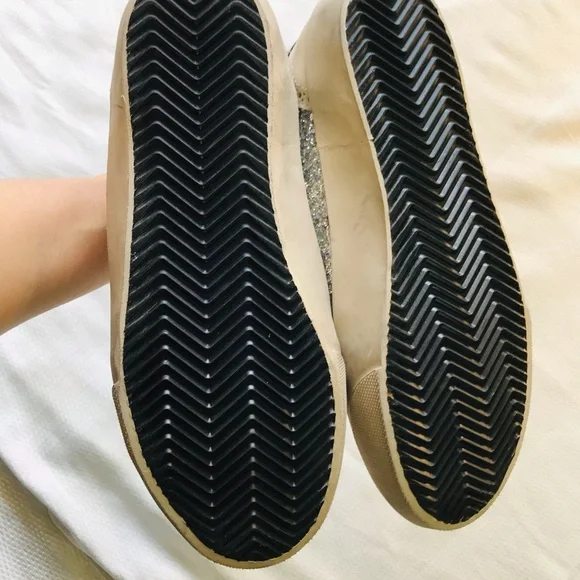 Golden goose mid star Silver Glitter High-Top Sneakers with Pink Star - Picture 10 of 16